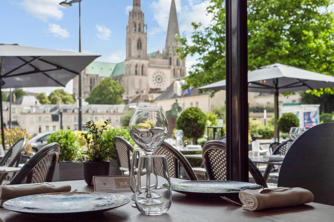 Le Boeuf Couronne - Hotel & Restaurant Chartres- Logis Hotels Dış mekan fotoğraf