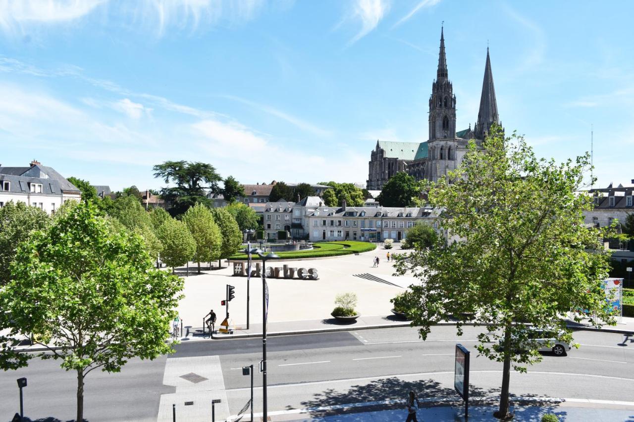 Le Boeuf Couronne - Hotel & Restaurant Chartres- Logis Hotels Dış mekan fotoğraf